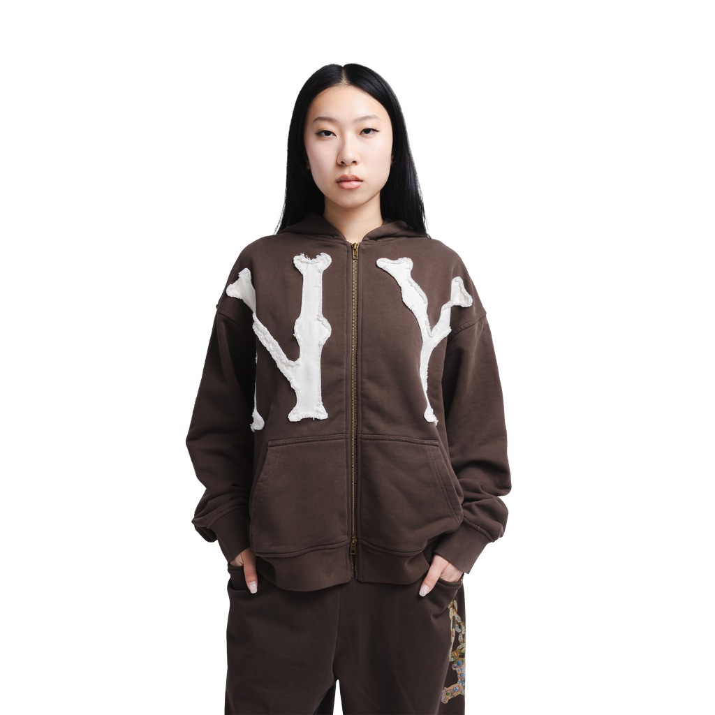 BROWN NY HOODIE