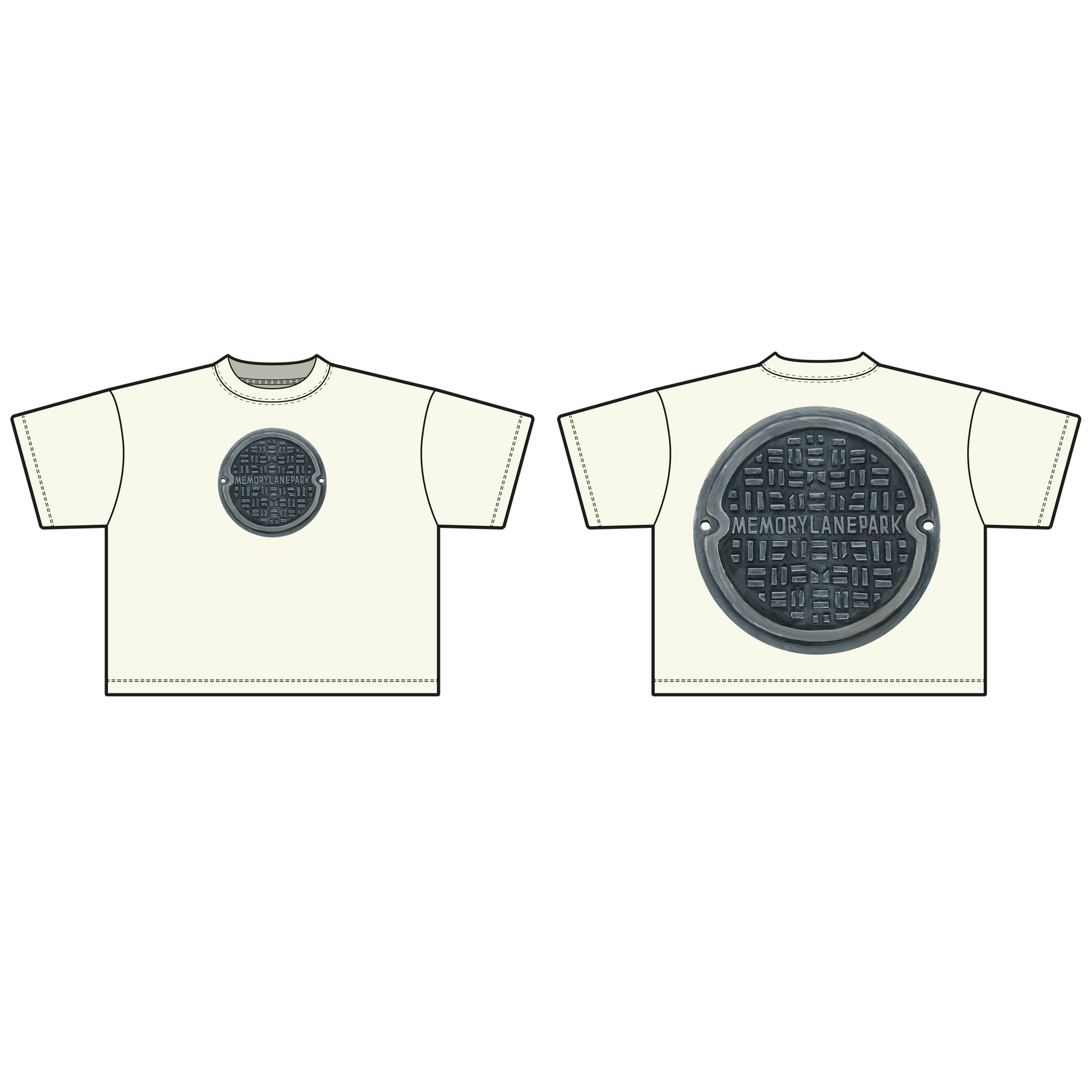 CREME MANHOLE TEE